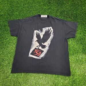 TSO Trans-Siberian Orchestra Tour Shirt XL 23x26 Black Crop